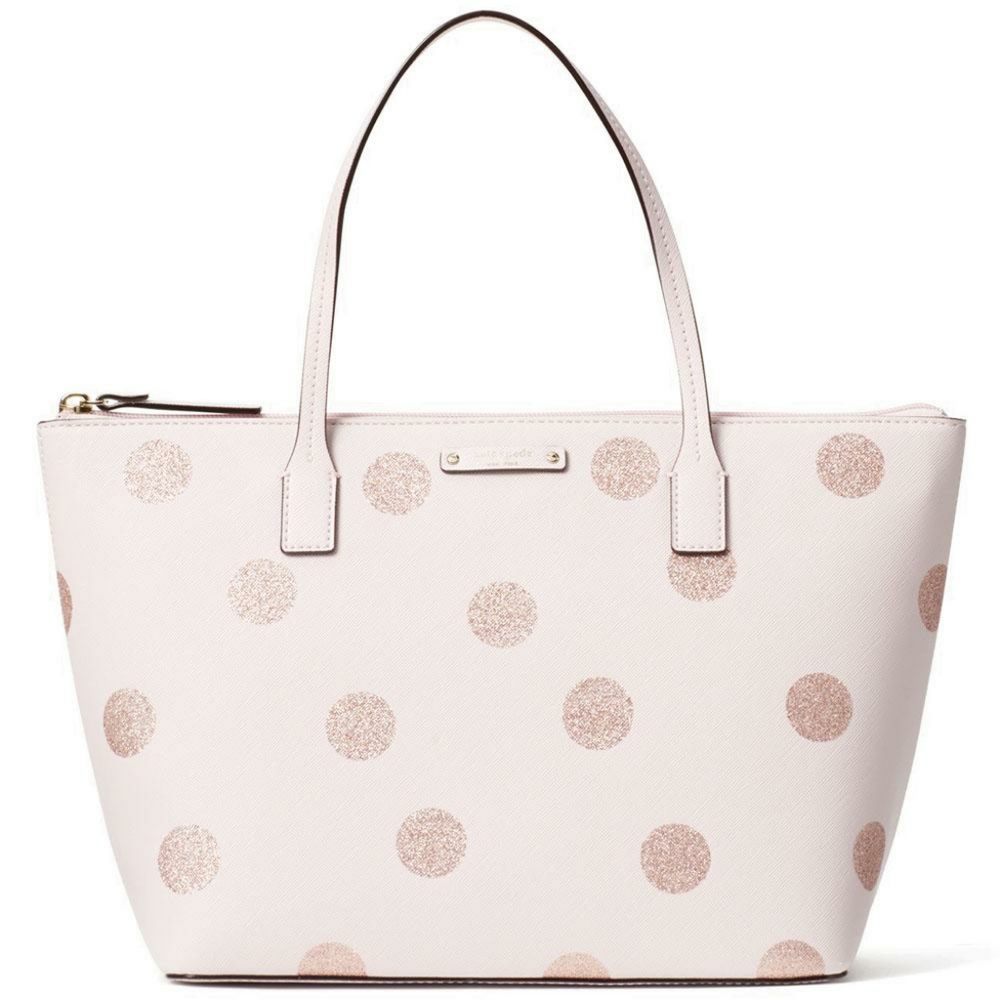 Kate Spade Haven Lane Hani Glitter Polka Dot Tote